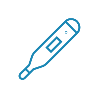 Illustration of a thermometer